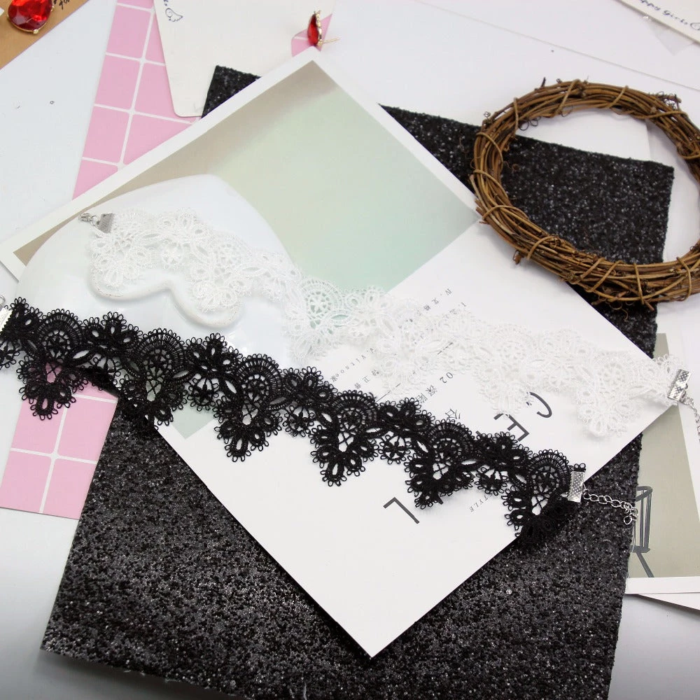 Cradle Of Goth Lacy Choker CHOKERS 2 Cradle Of Goth Lacy Choker CHOKERS