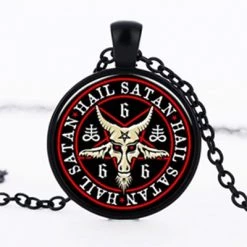 Cradle Of Goth Baphomet's Pendant Necklace NECKLACES 11 Cradle Of Goth Baphomet's Pendant Necklace NECKLACES