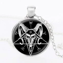 Cradle Of Goth Baphomet's Pendant Necklace NECKLACES 9 Cradle Of Goth Baphomet's Pendant Necklace NECKLACES