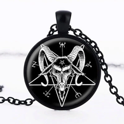 Cradle Of Goth Baphomet's Pendant Necklace NECKLACES 1 Cradle Of Goth Baphomet's Pendant Necklace NECKLACES