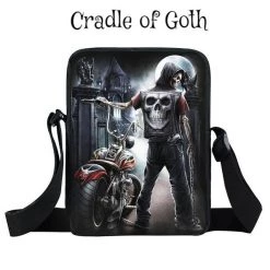 Cradle Of Goth Deadly Biker Bag