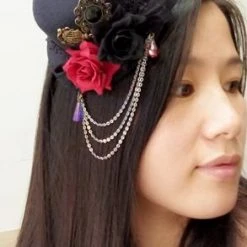 Cradle Of Goth HATS Steampunk Mini Top Hat