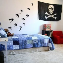 Cradle Of Goth WALL DECOR Seven Dragons Wall Stickers