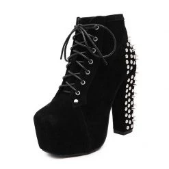 Cradle Of Goth Queen Of Spikes (Vegan Leather Boots) 10 Cradle Of Goth Queen Of Spikes (Vegan Leather Boots)