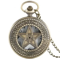 Cradle Of Goth Pentagram Pocket Watch