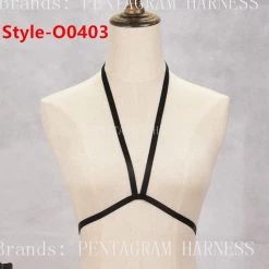 Cradle Of Goth CAGE BRAS & HARNESSES Handmade Harness Bra