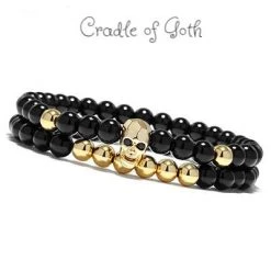 Cradle Of Goth BRACELETS Death Charm Bracelet