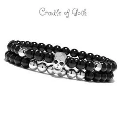 Cradle Of Goth BRACELETS Death Charm Bracelet