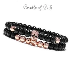Cradle Of Goth BRACELETS Death Charm Bracelet