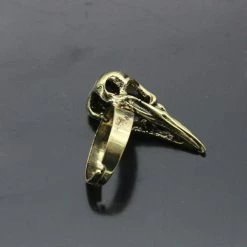 Cradle Of Goth Crow Skull Ring RINGS 9 Cradle Of Goth Crow Skull Ring RINGS