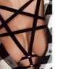 Cradle Of Goth CAGE BRAS & HARNESSES Pentagram Harness Bra
