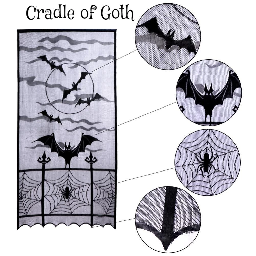 Cradle Of Goth Bats In The Night Tablecloth KITCHEN 1 Cradle Of Goth Bats In The Night Tablecloth KITCHEN