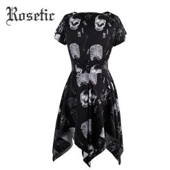 Cradle Of Goth Bones & Skulls Dress