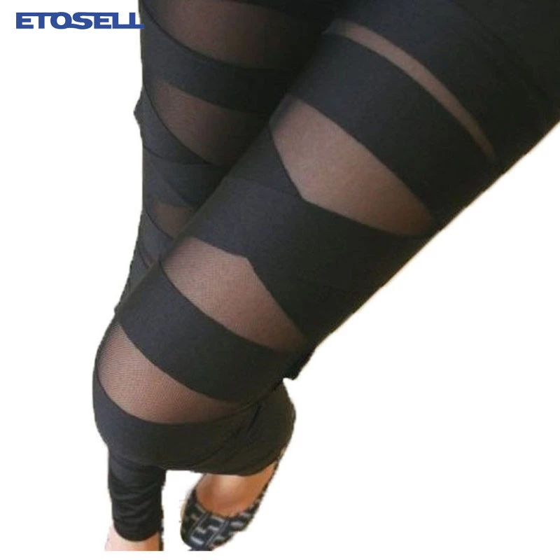 Cradle Of Goth TIGHTS & LEGGINGS Elastic Black Leggings 2 Cradle Of Goth TIGHTS & LEGGINGS Elastic Black Leggings