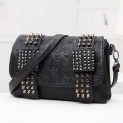 Cradle Of Goth Horror Spikes Bag