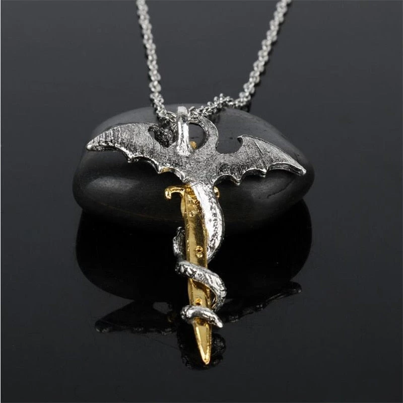 Cradle Of Goth NECKLACES The Dragon's Sword Pendant Necklace 2 Cradle Of Goth NECKLACES The Dragon's Sword Pendant Necklace