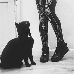 Cradle Of Goth Occult Cat Leggings 9 Cradle Of Goth Occult Cat Leggings