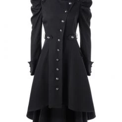 Cradle Of Goth Winter Enchantress Trench Coat
