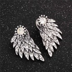 Cradle Of Goth Black Angel Wings EARRINGS 9 Cradle Of Goth Black Angel Wings EARRINGS