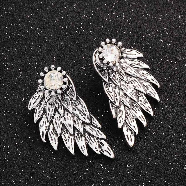 Cradle Of Goth Black Angel Wings EARRINGS 4 Cradle Of Goth Black Angel Wings EARRINGS