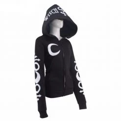 Cradle Of Goth HOODIES & SWEATERS Moon Witch Hoodie (plus Sizes Available)