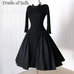 Cradle Of Goth Vintage Goth Dress DRESSES