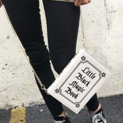 Cradle Of Goth Black Magic Book Handbag (handmade)