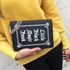 Cradle Of Goth Black Magic Book Handbag (handmade)