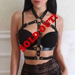 Cradle Of Goth Handmade Dark Seduction Harness CAGE BRAS & HARNESSES