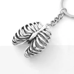 Cradle Of Goth Ribcage Keychain