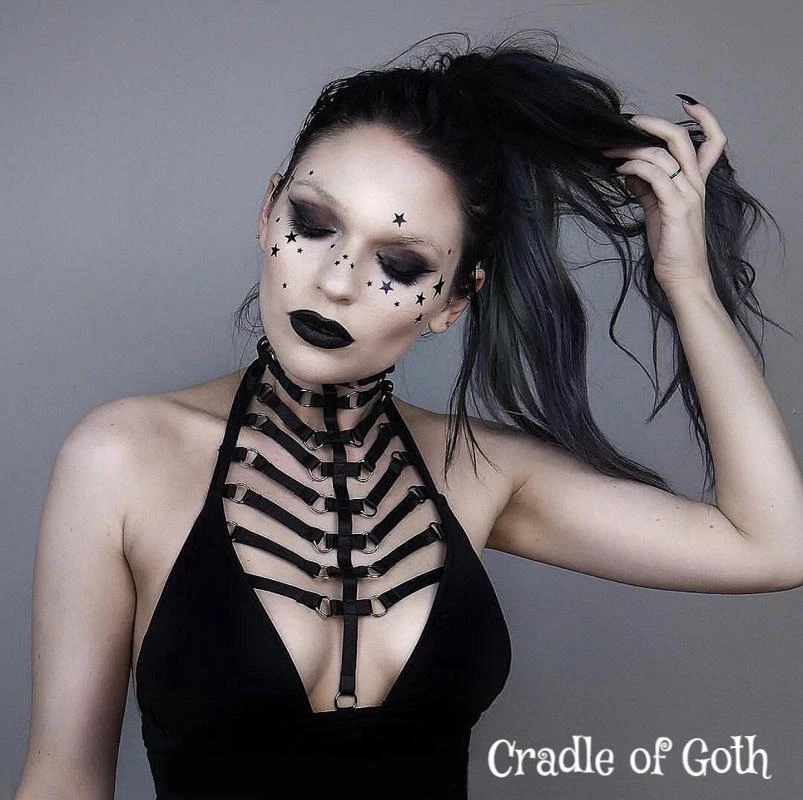 Cradle Of Goth CAGE BRAS & HARNESSES Dark Queen Harness 1 Cradle Of Goth CAGE BRAS & HARNESSES Dark Queen Harness