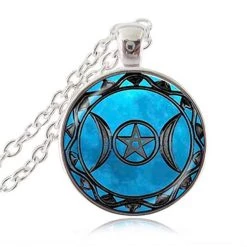 Cradle Of Goth Triple Moon Amulet NECKLACES