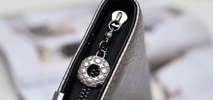 Cradle Of Goth Grinning Skull Long Wallet (Vegan Leather) WALLETS 4 Cradle Of Goth Grinning Skull Long Wallet (Vegan Leather) WALLETS