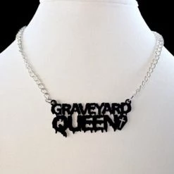 Cradle Of Goth Graveyard Queen Necklace 5 Cradle Of Goth Graveyard Queen Necklace
