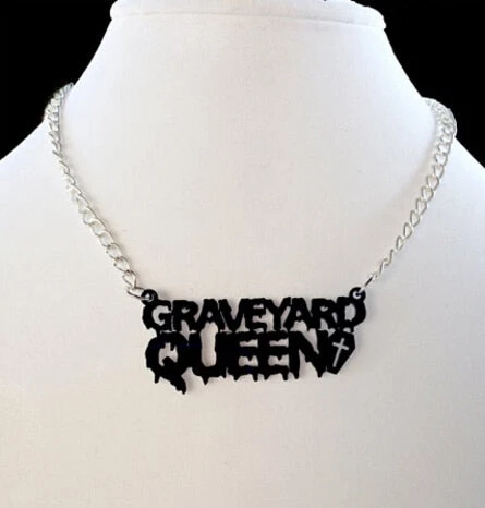 Cradle Of Goth Graveyard Queen Necklace 3 Cradle Of Goth Graveyard Queen Necklace