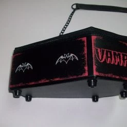 Cradle Of Goth Skeleton Casket Purse