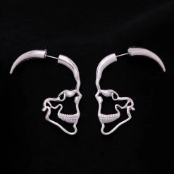 Cradle Of Goth Skull Earrings