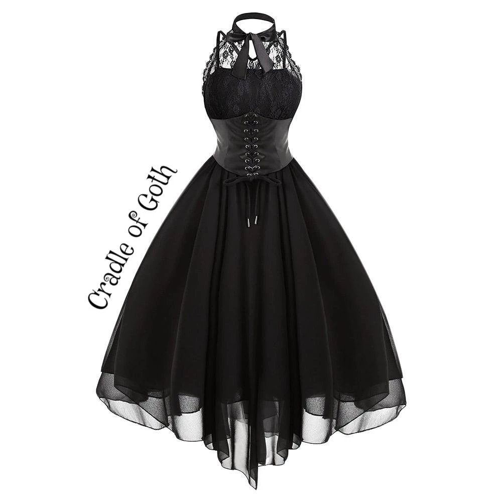 Cradle Of Goth Vintage Goth Dress DRESSES 1 Cradle Of Goth Vintage Goth Dress DRESSES