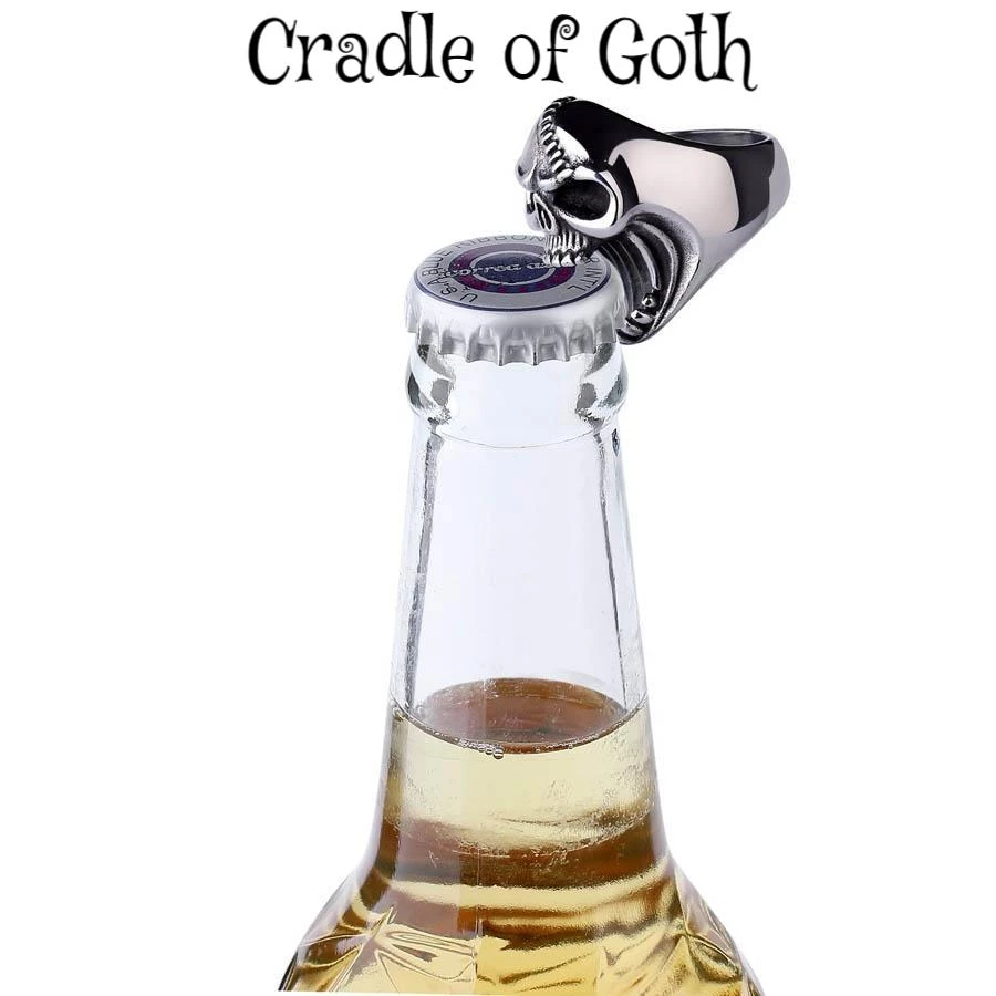 Cradle Of Goth Ring/Bottle Opener 1 Cradle Of Goth Ring/Bottle Opener