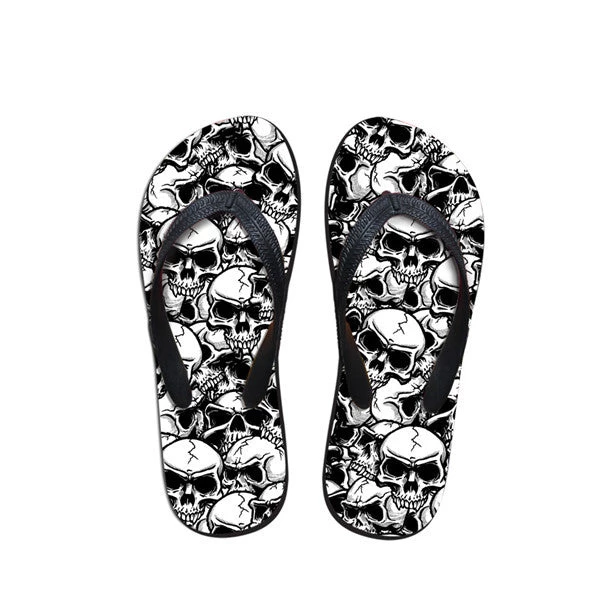 Cradle Of Goth SHOES Skull Flip-flops (smaller Sizes) 2 Cradle Of Goth SHOES Skull Flip-flops (smaller Sizes)