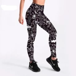 Cradle Of Goth TIGHTS & LEGGINGS Spooky Leggings