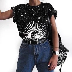 Cradle Of Goth Enchanted Sky T-shirt