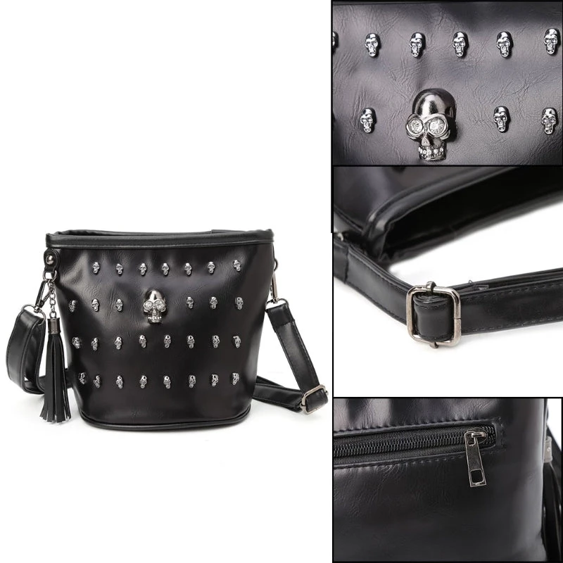 Cradle Of Goth BAGS Haunting Skull Shoulder Bag 3 Cradle Of Goth BAGS Haunting Skull Shoulder Bag