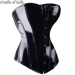 Cradle Of Goth Smooth Seductress Corset (Vegan) LINGERIE