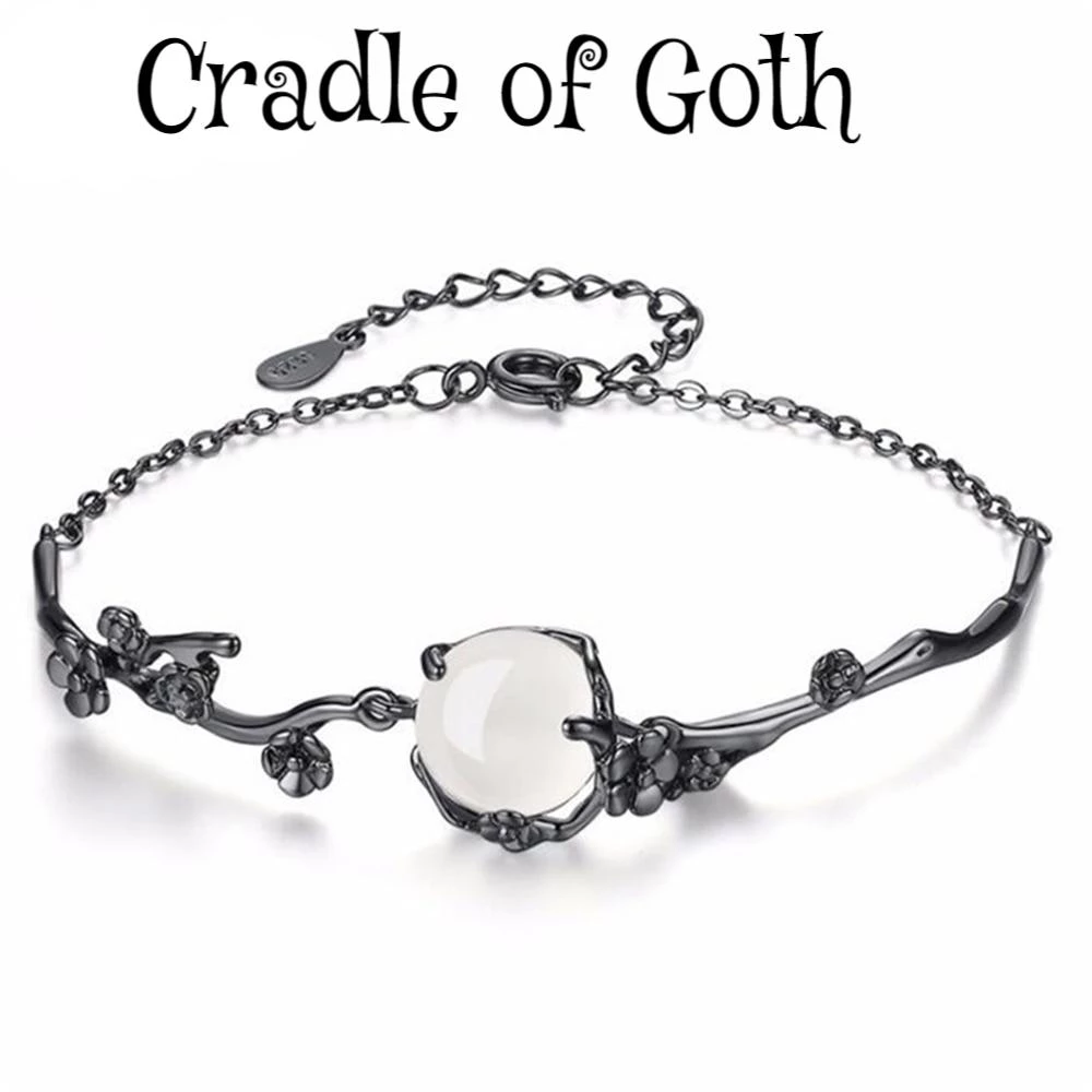 Cradle Of Goth Sorceress's Crystal Bracelet BRACELETS 1 Cradle Of Goth Sorceress's Crystal Bracelet BRACELETS