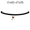 Cradle Of Goth CHOKERS Wineglass Choker