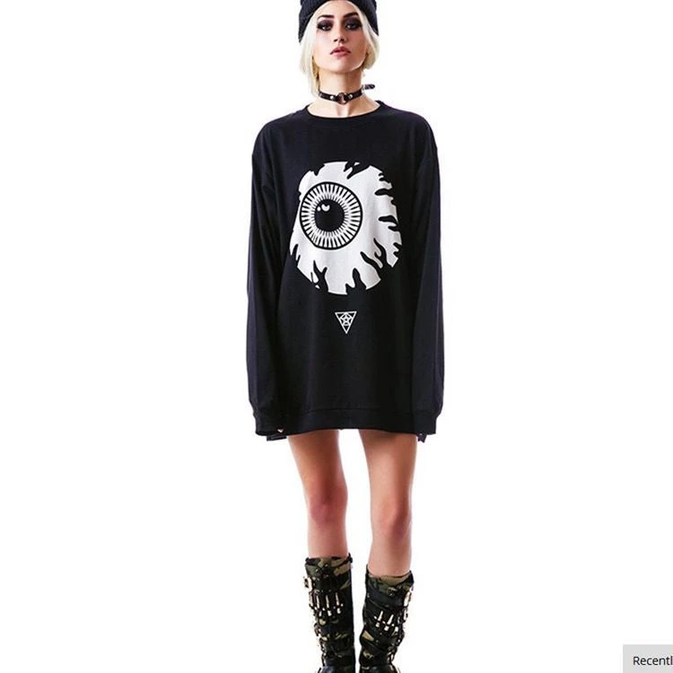 Cradle Of Goth Staring Death Eye Oversized Sweater 2 Cradle Of Goth Staring Death Eye Oversized Sweater