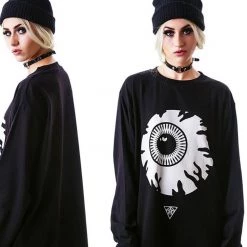 Cradle Of Goth Staring Death Eye Oversized Sweater 11 Cradle Of Goth Staring Death Eye Oversized Sweater