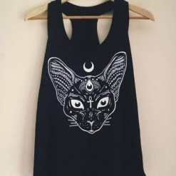 Cradle Of Goth SHIRTS Ajna Sphinx Tank Top