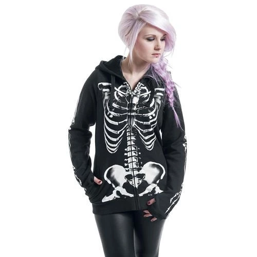 Cradle Of Goth Skeleton Hoodie (plus Size Available) 2 Cradle Of Goth Skeleton Hoodie (plus Size Available)